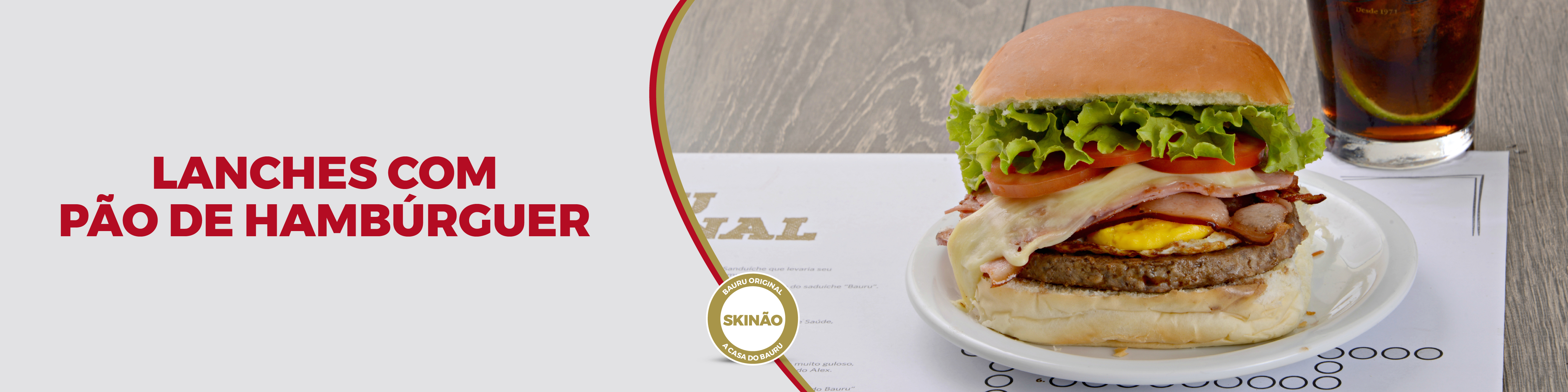 Po de Hambrguer - HAMBRGUER DE 180gr.